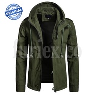 Jaket parka pria FRX bloosey | jaket parka hoodie terbaru | outwear pria