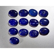 1 pcs (10 - 12 Ct) Natural Lapis Lazuli Afghanistan Oval Cabochon Loose Gemstones Untreated
