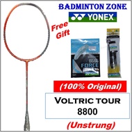 Yonex Voltric Tour 8800 Free Yonex Bg66 Force Guts + Yonex Grip Badminton Racket