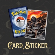 [Pokemon TCG Card Sticker - TAUROS] TnG Sticker / Access Card Sticker / Card Sticker