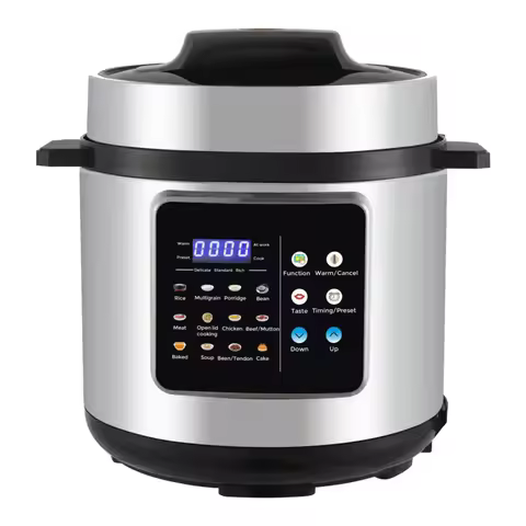 Electric Pressure Cooker Multi-functional Smart Touch Blue Screen Pressure Cooker