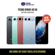 TECNO Spark 40 5G Smartphone | 8+256GB | 50MP Dual Camera | Dimensity 6400 5G+ | 6000mAh Battery