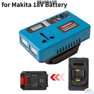 BRABRAA 120W Portable Power Inverter, AC Power Outlet Digital Voltage Display Battery Power Inverter