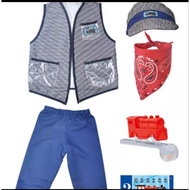 Train engineer train driver costume kids | Train profession masnis costume