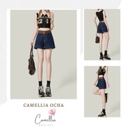 Shorts, women's jean shorts made of soft denim with A-line shape, super pretty waist LV06