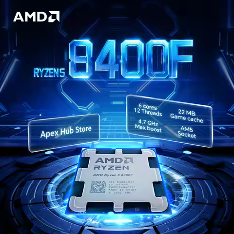 NEW AMD Ryzen 5 8400F 6-Core 12-Thread AM5 65W 4NM L3=16M Applicable to B650 4.2GHz R5 8400F Gaming 