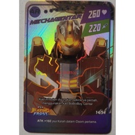 mecha gentar AR kad, BoBoiBoy galaxy card, pek blazing frost alternate rare