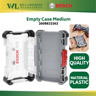 BOSCH 2608522362 Pick & Click Empty Case Medium/Tool Case/Screwdriver Case/Box Skru/Screw Driver Box
