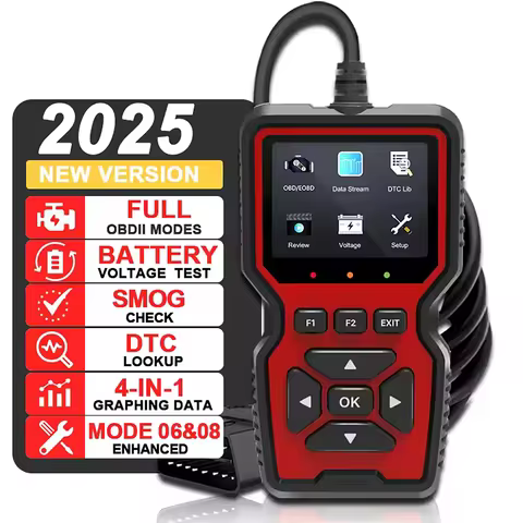 OBD2 Scanner Diagnostic Tool Code Reader Voltage/Battery Tester Engine Fault Code Scanner Charging T