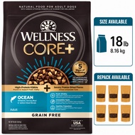 Wellness Core Raw Rev Ocean Dog Kibbles 18lbs REPACK Available