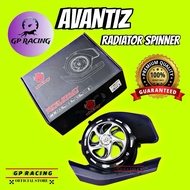 Ego Avantiz Radiator Spinner RACEBOY Silver/Gold “GP RACING”