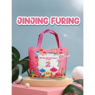 TOTEBAG FURING P26XT20 (WIDE IN 7) / ADHESIVE / PRINT F4 F / COLOR BISBAN STRAP / BIRTHDAY BAG / SOU