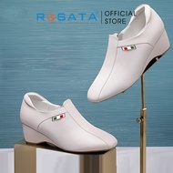 giày bít mũi ROSATA giày thể thao ROSATA giày nữ 4cm thời trang ROSATA MÃ RO623 màu ĐEN /T