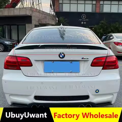 UBUYUWANT Fits For BMW E92 E93 Series 2 Door Coupe E92 M3 ABS Spoiler Wing P Style 2005 - 2012