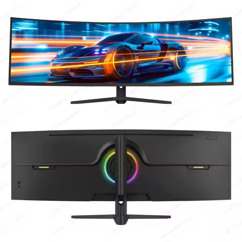 49 Inch 5K 5120*1440 Curved Gaming Monitor 240Hz 100%sRGB Ultra-Wide LCD/LED Screen for PC/Console