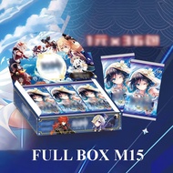 (FULL BOX m15) GENSHIN IMPACT gacha card photo BOX chibi game dignity