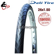 Deli 26x1.50 26x1.40 Deestone Tire Bicycle MTB Tayar Road Tyre (1pcs)