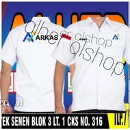 @termurah** khusus lengan pendek kemeja arkas baju arkas seragam arkas pdh arkas kemeja kerja arkas 