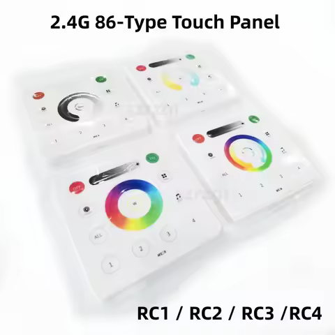 RC1 RC2 RC3 RC4 Wall SPI PWM for SP63*E Controller Touch LED Remote 2.4GHz FCOB DIM CCT RGB RGBW WS2