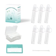 Nuliie Colostrum Collector Kit 6ml/6pcs Leakproof Reusable Breast Milk Collector Heat & Freezer Resi