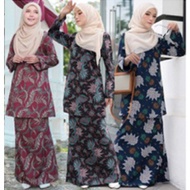 BAJU RAYA  BAJU KURUNG BATIK WANITA 2022 BAJU KURUNG MODERN