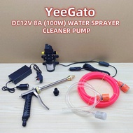 [DC12V 8A] WATER SPRAYER CLEANER PUMP SERVICE AIRCOND CAR FLOOR PORTABLE WATER JET HOME PLUG LOW PRE