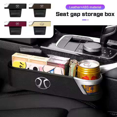 Car Seat Gap Organizer Storage Box Cup Holder for Baic Beijing BJ30 BJ40 BJ90 U7 X7 Senova X25 X35 X