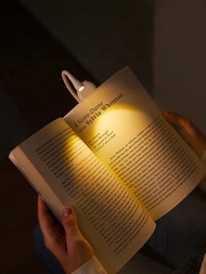 1只書夾燈,夜間燈充電usb Led眼睛保護迷你攜帶式閱讀燈