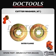 SPARE PART BG328 : CUTTER WASHER 6T/GEAR CASE CUTTER WASHER MESIN RUMPUT REPLACEMENT PARTS