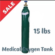 MEDICAL OXYGEN TANK 15 lbs with FULL CONTENT OF MEDICAL OXYGEN
