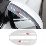 Car Rearview Mirror Rain Eyebrow Waterproof Sticker For Honda City Fit Civic 2018 Jade Crv Greiz Ely