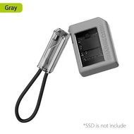 Sharge M.2 Nvme กล่องโซลิดสเตทไดรฟ์ SSD กล่องฮาร์ดไดรฟ์มือถือ M2กล่องภายนอกแฟลชไดร์ฟ-สีเหลือง