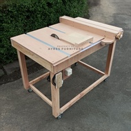 Meja potong kayu / Table saw dari Circular Saw Rakitan Plywood