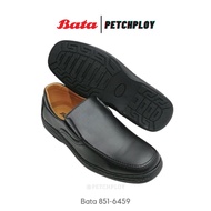 Bata รุ่น 851-6459 รองเท้าหนังคัชชูผู้ชายบาจา พื้นเย็บ ใส่ทน หน้ากว้าง ใส่สบาย รองเท้าใส่ทำงาน รองเท้าทางการ รองเท้าส... สีดำ (851-6459) SIZE 9