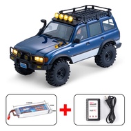 LC80 FCX10 FMS รถบังคับวิทยุแบบไร้แปรงถ่านตีนตะขาบหินแผงควบคุมระยะไกลด้วยสัญญาณไฟฟ้าของเล่นสำหรับเด็