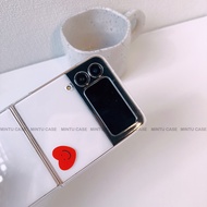 Hard case for Samsung Galaxy Z Flip 4 / Z Flip4 5G / Z Flip3 5G / Z Flip 3 transparent camera protec
