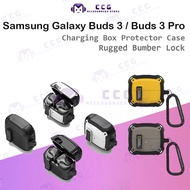 Case Samsung Galaxy Buds 3 / 3 Pro Reggud Bumper Lock Casing / Buds3 Chraging Box Protector Cover Bu