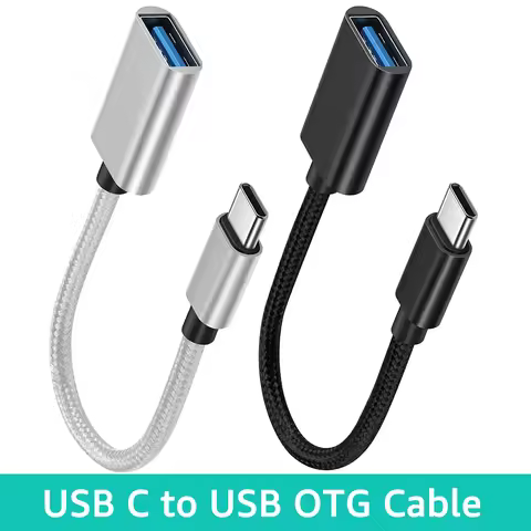OTG Type C Cable Adapter USB to Type C Adapter Connector for Xiaomi Samsung S20 Huawei OTG Data Cabl