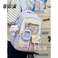 Cute Ita Backpack – Large Capacity Pastel School & Laptop Backpack for Girls