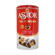 Mayora Astor Kaleng Kue Wafer Roll Chocolate Wafer Coklat Nikmat Harga