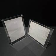 LAYAR Acrylic A5 Screen Stand Acrylic A5 Photo Frame/ Acrylic Sign Holder/ Acrylic Standing Frame/