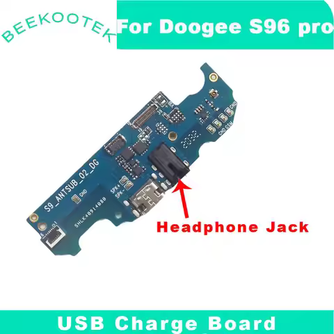 Doogee S96 GT USB Board New Original S96 Pro USB Base Charging Port Plug Board Headphone Jack For Do