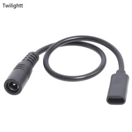 WILI DC 5521 to Type C Connector 5 5x2 1mm to USB Type-C Converter Power Supply Cord