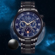 CITIZEN 星辰 光動能月相手錶 夜空藍 AP1055-87L
