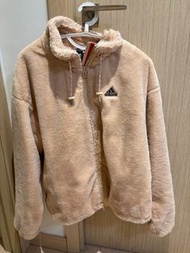Adidas 毛絨外套 hoodie
