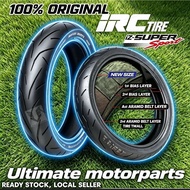 Y15ZR/RS150/LC135/Y16ZR TAYAR IRC TUBELESS TYRE IZ-S SUPERSPORT S99 Tayar 120/70-17,110/70,100/80,90