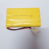 RC CAR BATTERY 2PIN 9.6V  8000MAH