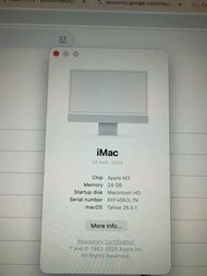 iMac 24吋 Apple M3 2023