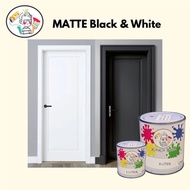 [All MATTE] 1L & 5L Eco Paint MATTE FINISHED Wood Paint & Metal Paint( For Wood & Metal ) Cat Minyak