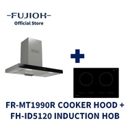 FUJIOH FR-MT1990R Chimney Cooker Hood (Recycling) + FH-ID5120 Induction Hob with 2 Zones